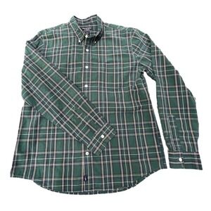 Vintage Abercrombie & Fitch Plaid Button Down Shirt Long Sleeve Size Large
